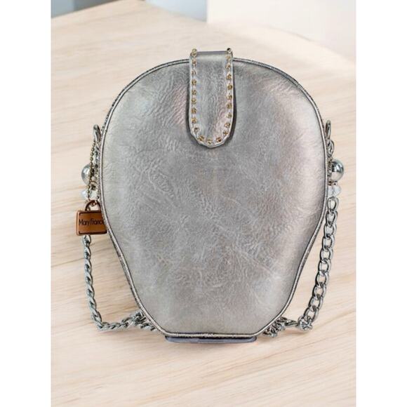 NWT Mary Frances Bag #24-136 “Shining Skull” Beaded Bag - Picture 2 of 7